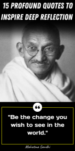 15 Profound Quotes to Inspire Deep Reflection and Personal Growth - Fyrova